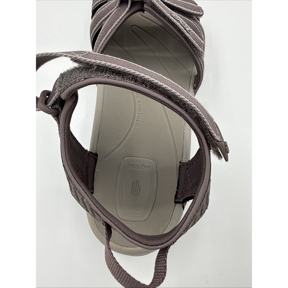Teva Tirra Taupe & Purple Adjustable Straps Hiking Sandal 4266 Women's Size 11 - Picture 4 of 11